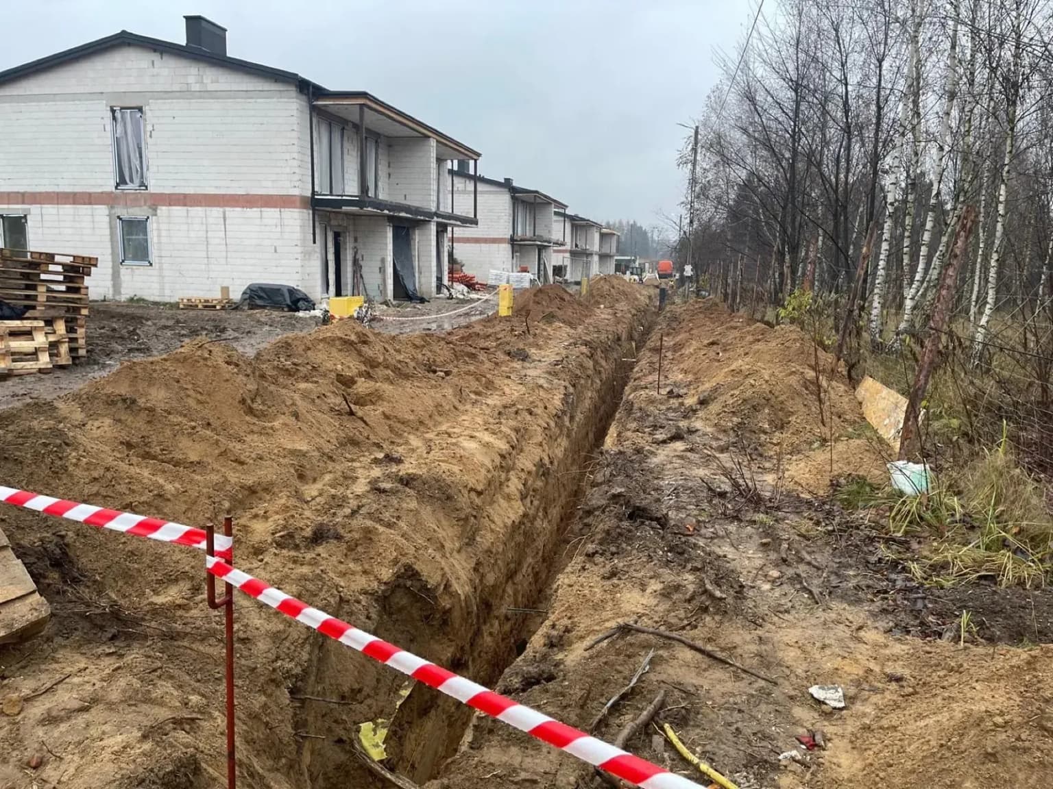 Instalacja wod-kan dla osiedla domów jednorodzinnych w Łodzi